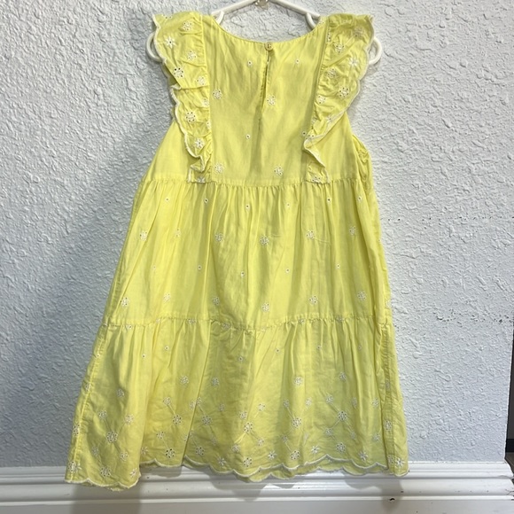 EUC Cat & Jack white and yellow dress - Picture 4 of 6